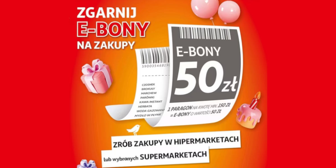 Auchan: E-BONY za zakupy w Auchan 28.04.2024