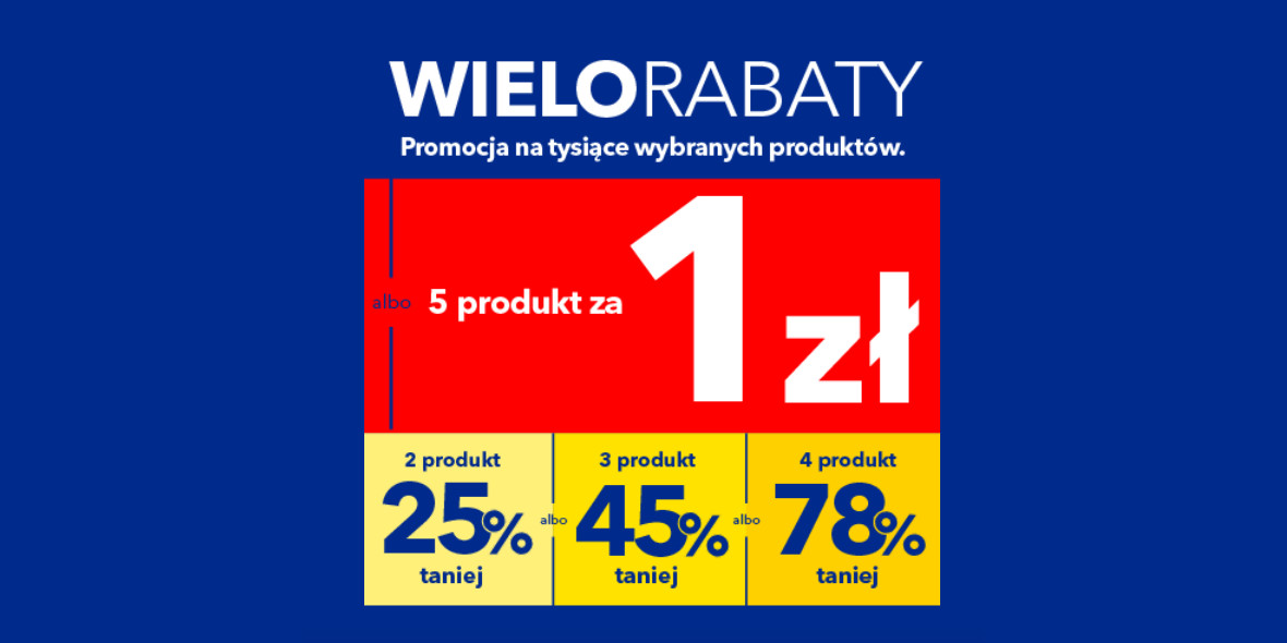 RTV EURO AGD: Do -78% lub 5. produkt za 1 zł 06.07.2022