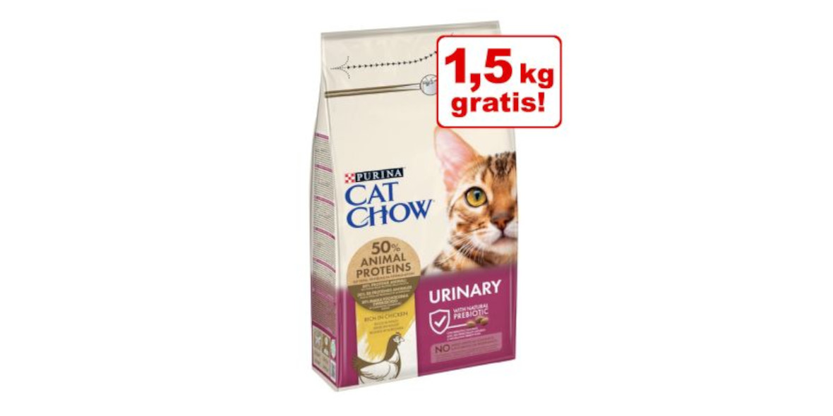 zooplus: 5 + 1 GRATIS Purina Cat Chow, karma dla kota, 9 kg 04.01.2023