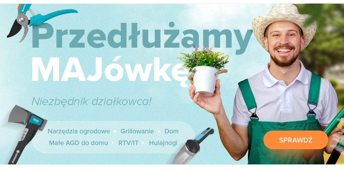 Max Elektro.pl: Do -500 zł na produkty do ogrodu 12.05.2022