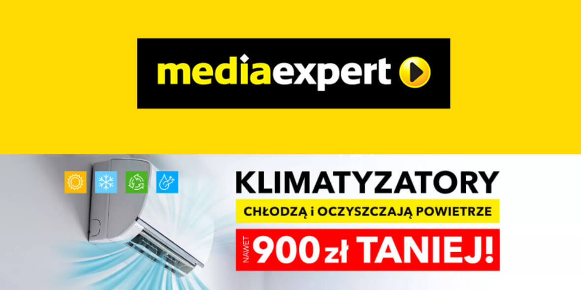 Media Expert: Do -900 zł na klimatyzatory 01.07.2022