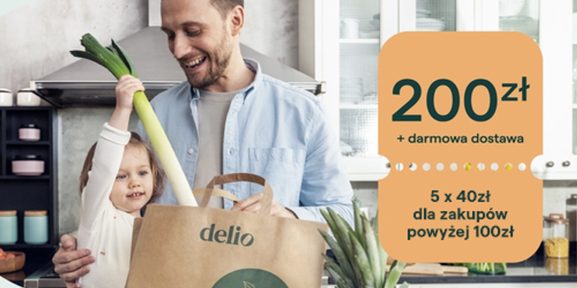 delio: Odbierz do 200 zł zniżki na zakupy w delio