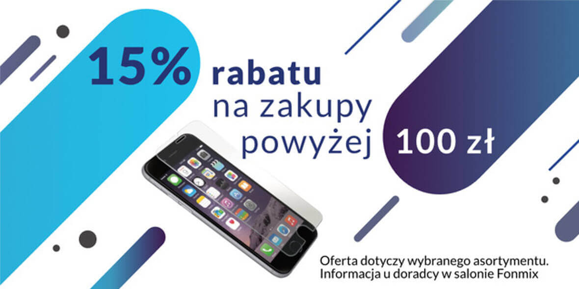 Fonmix: -15% na zakupy powyżej 100 zł