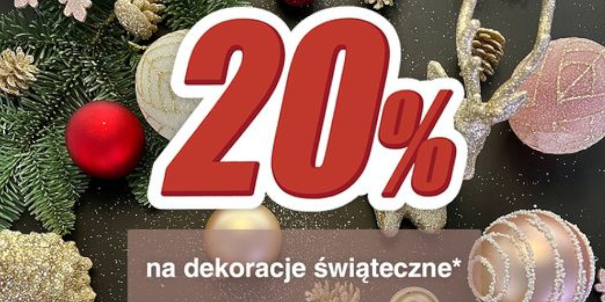 KiK: -20% na świąteczne dekoracje 29.11.2022