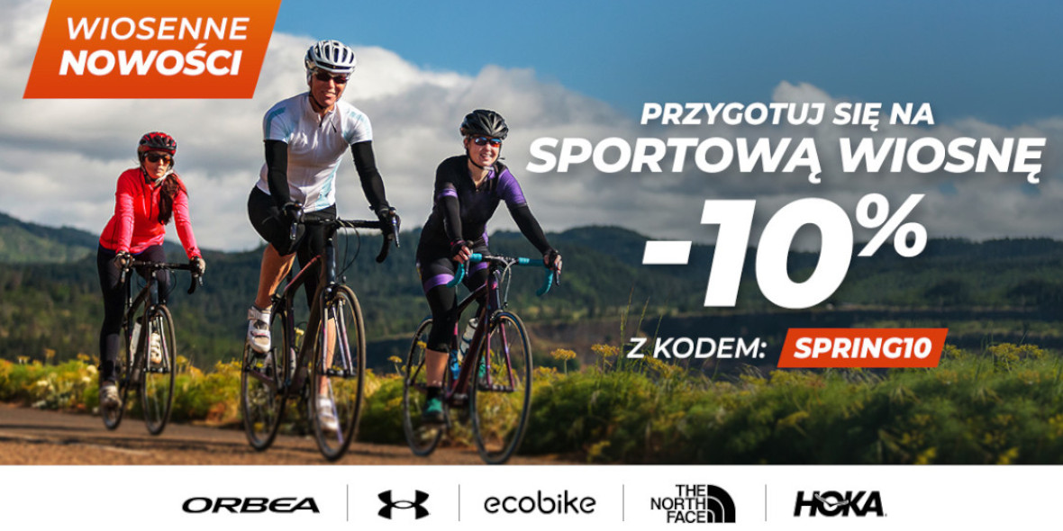 Sportano.pl: KOD: -10% na wybrane produkty 13.03.2023