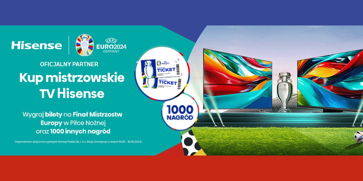 Neonet:  Wygraj bilet na EURO 2024 w Neonet 17.05.2024