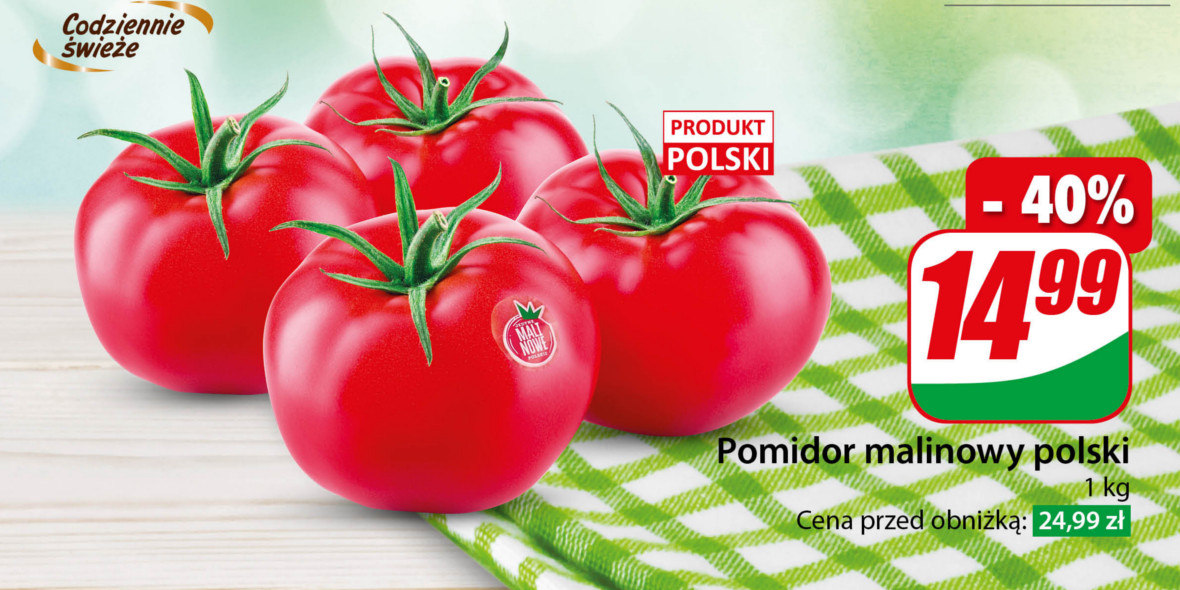 Dino: -40% na pomidory malinowe 28.02.2024
