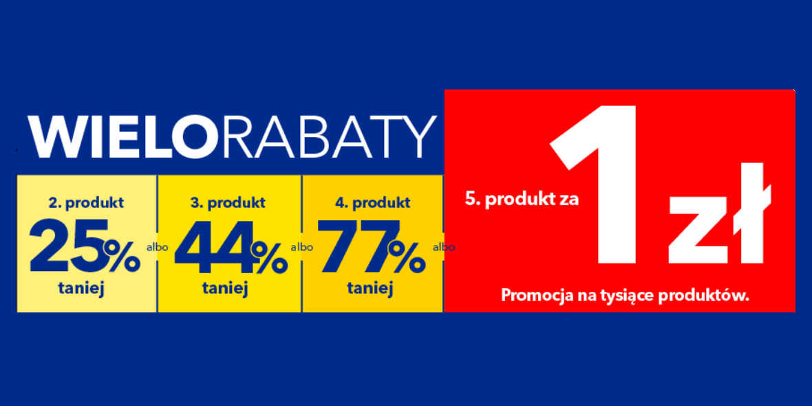 RTV EURO AGD: Do -77% lub 5. produkt za 1 zł