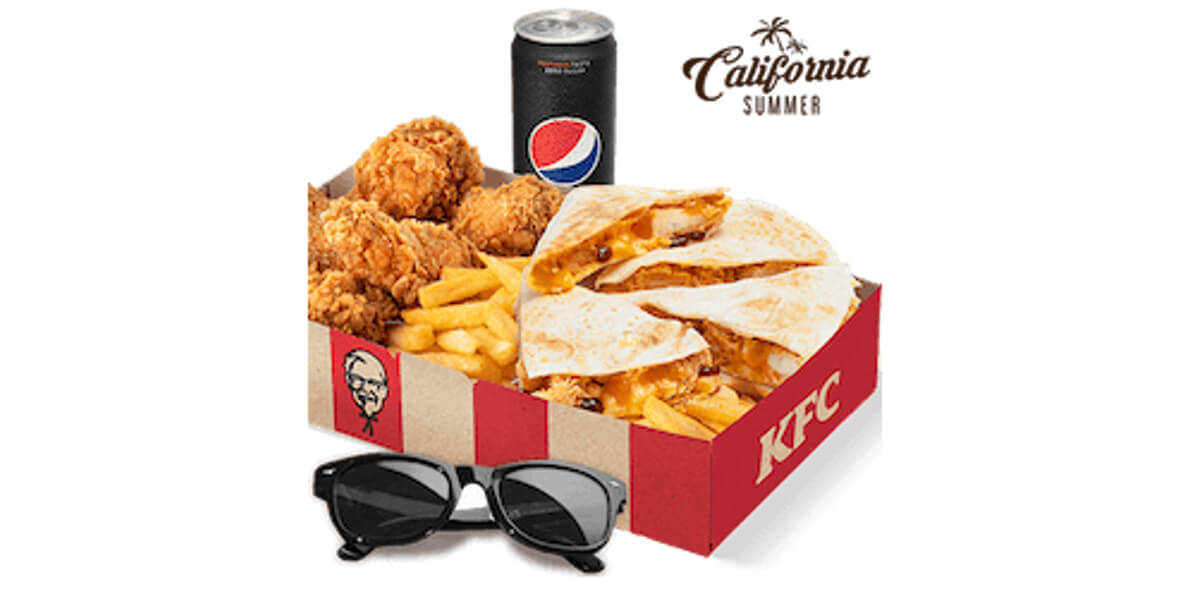 KFC: 39,99 zł za Qurrito California Orange Big Box 04.07.2022
