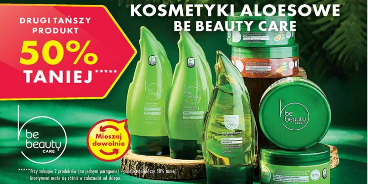 Biedronka: -50% na kosmetyki aloesowe Be Beauty Care 22.06.2022