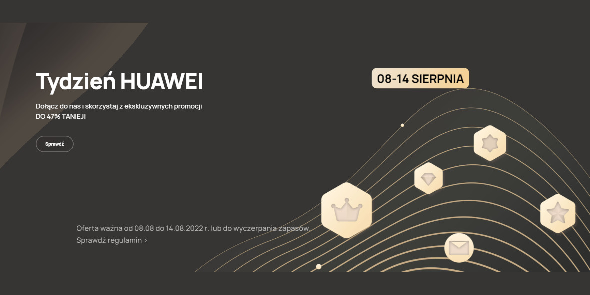 Huawei: Do -47% na urządzenia Huawei 08.08.2022