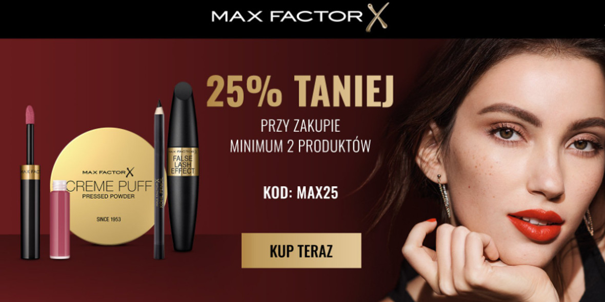 Elnino Parfum: KOD: -25% na produkty Max Factor 19.05.2022