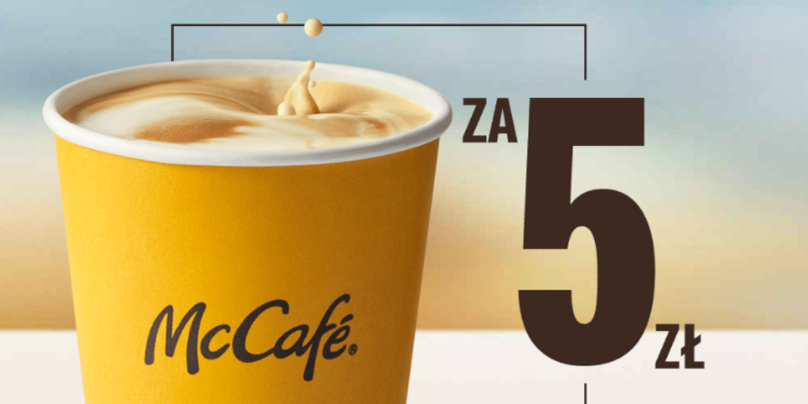 McDonald's: 5 zł każda mała i średnia kawa McCafé