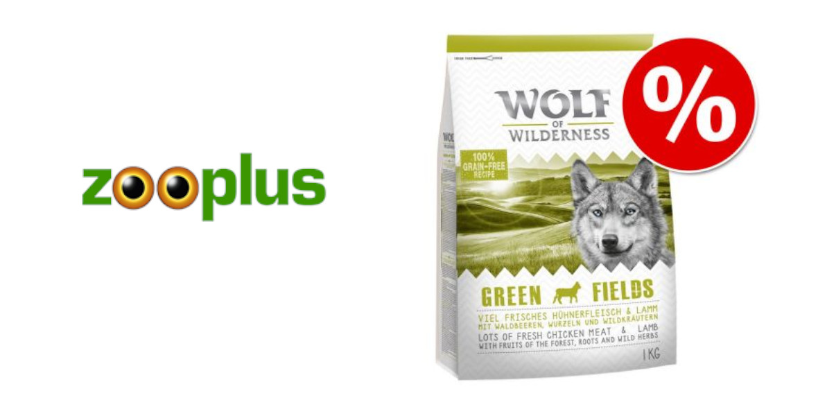zooplus: -25% na Wolf of Wilderness, 1 kg, karma dla psa 27.09.2022