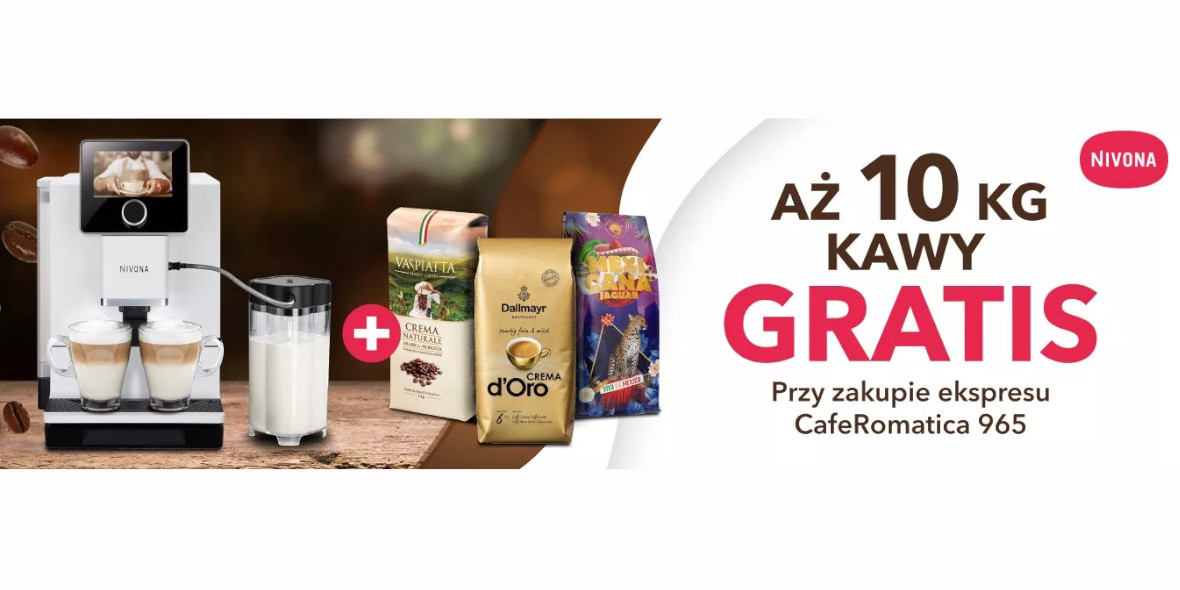 Media Expert: KOD rabatowy aż 10 kg kawy GRATIS  przy zakupie ekspresu 14.11.2023