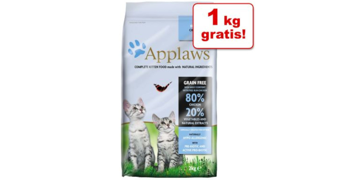 zooplus: CYBERWEEK! 1 + 1 kg GRATIS - Applaws, sucha karma dla kota