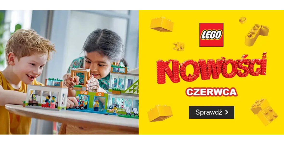 Smyk:  Czerwcowe nowości LEGO 30.05.2023
