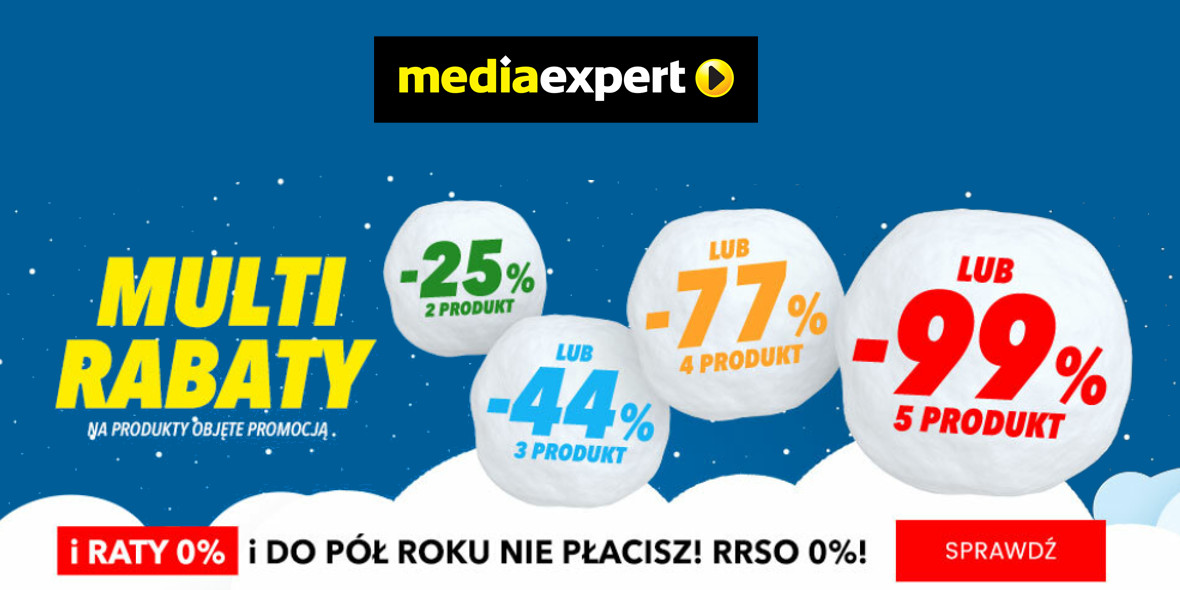 Media Expert:  Do -99% na produkty objęte promocją 24.01.2022
