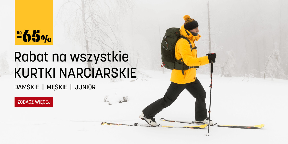 Martes Sport: Do -65% na kurtki narciarskie 24.01.2022