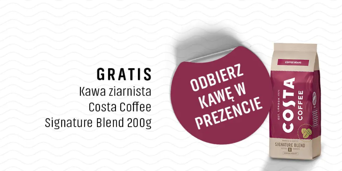 Konesso: W PREZENCIE 1 kg kawy Costa 19.09.2023