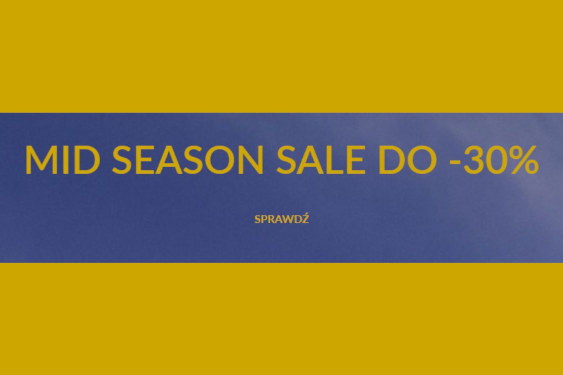 : Do -30% na  Mid Season Sale w Modivo