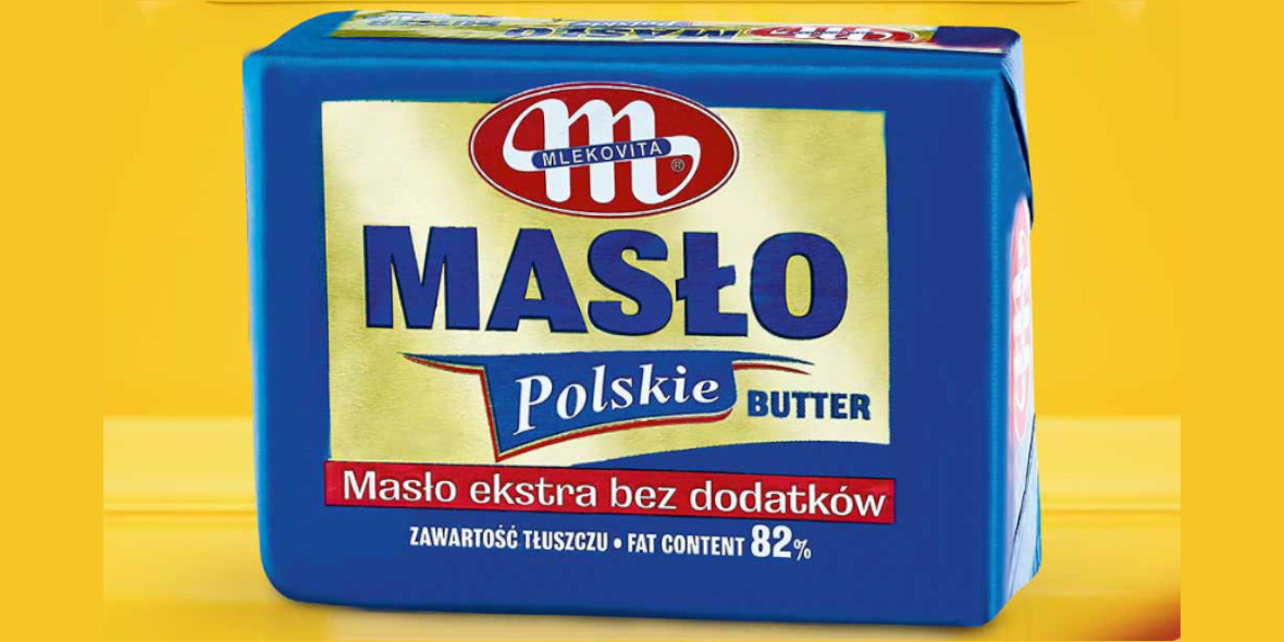 Biedronka: -31% na masło Ekstra Polskie Mlekovita 27.05.2022