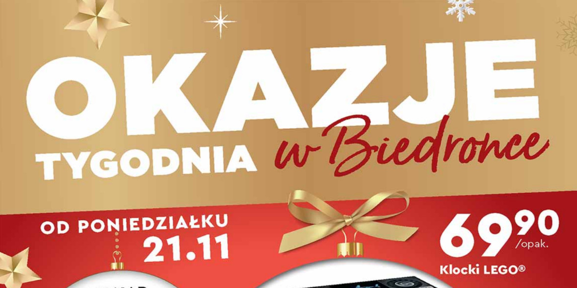Biedronka: Gazetka Biedronka - Okazje Tygodnia od 21.11 2022-11-21