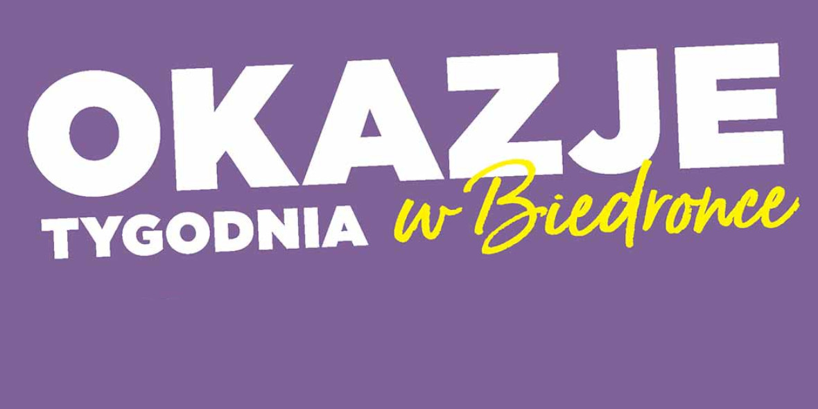 Biedronka: Gazetka Biedronka - Okazje tygodnia od 08.08 2022-08-08
