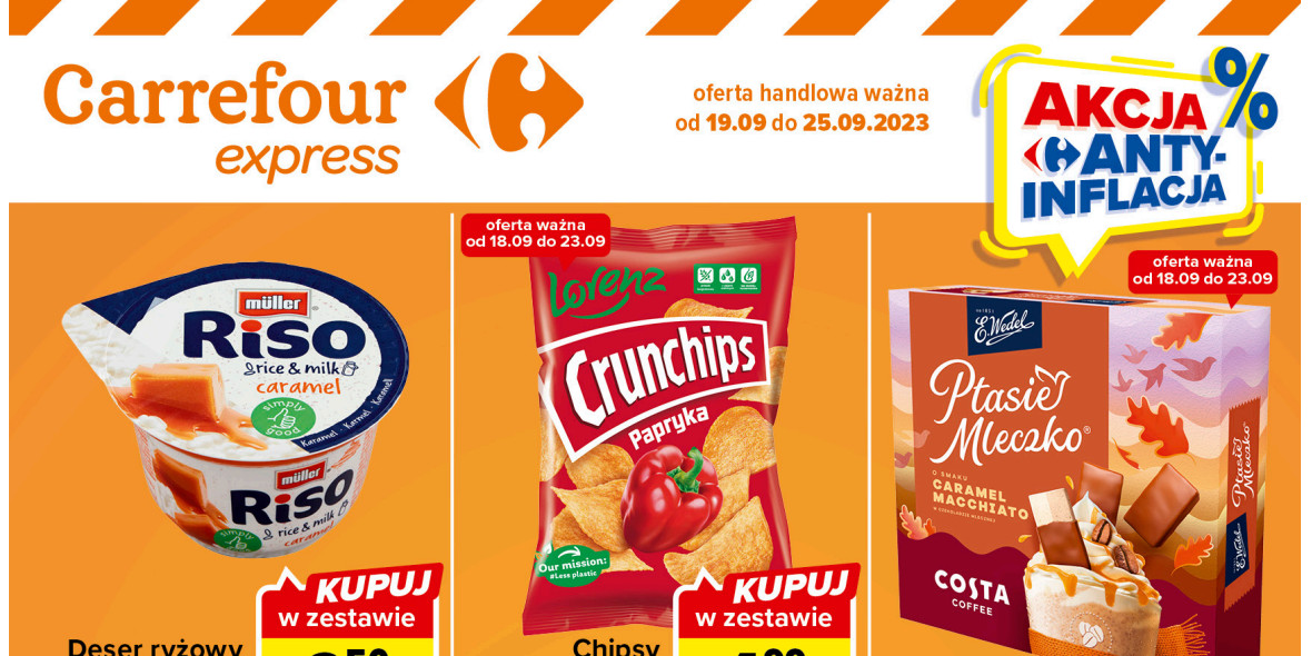 Carrefour Express: Gazetka Carrefour Express - Akcja anty-inflacja 2023-09-19