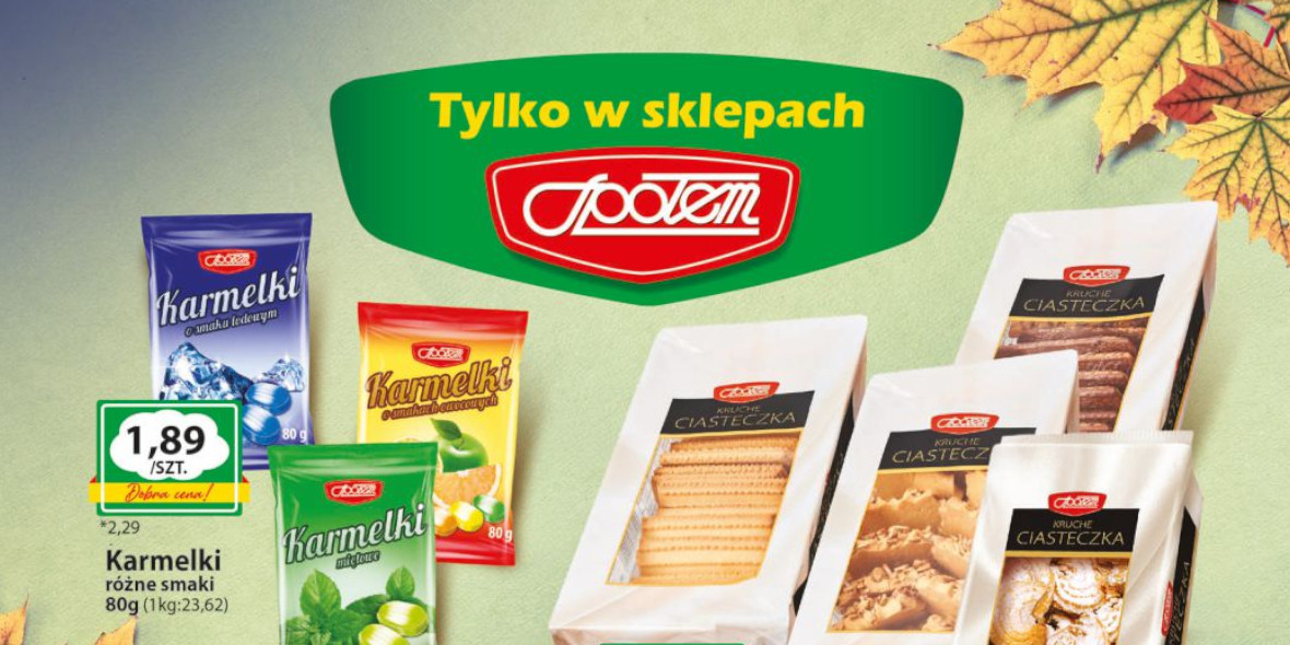 Społem Sp z o.o.: Gazetka Społem Sp. z o.o. - Słodycze 2023-11-02