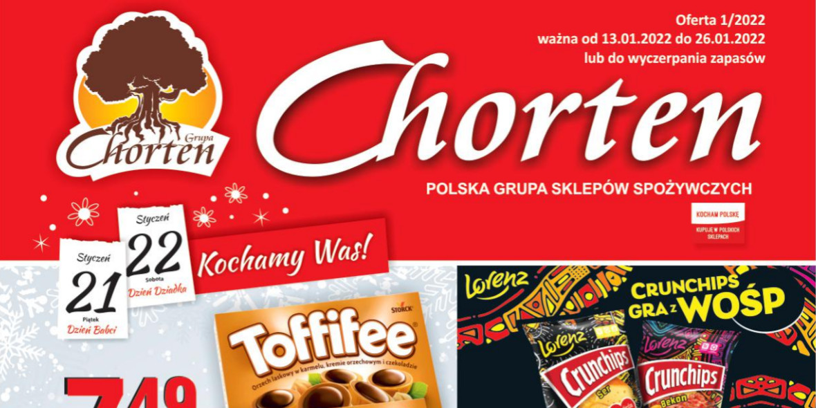 Chorten: Gazetka Chorten - Podlasie 2022-01-13